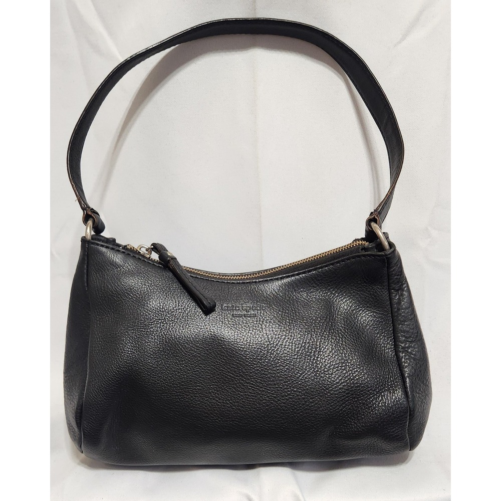 Kate Spade Cobble Hill Minka New York Black Pebbled Leather Shoulder Bag